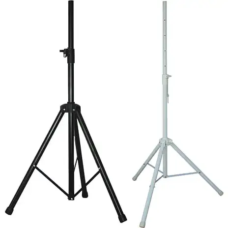 IBIZA Aluminium Højttaler Stativ (30kg/1,80m) - Hvid 4 IBIZA Aluminium Højttaler Stativ (30kg/1,80m) - Hvid - Billede 2