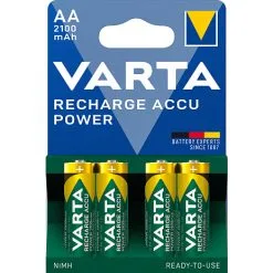 Varta Recharge Accu 4-pak AA 2100mAh Genopladelige Batterier