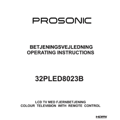 Prosonic 32" GO LED TV 32PLED8023B - Deep Navy Blue -Husholdning butik 829a0c02822eeb24ede02cf0e151bea1