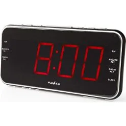 Nedis Clockradio Med Vækkeur 20 Nedis Clockradio Med Vækkeur -Husholdning butik 8372718fcc4a6d2fef570abb0a9746ca