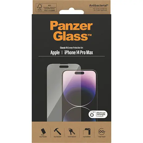 PanzerGlass Skærmbeskyttelse IPhone 14 Pro Max 5 PanzerGlass Skærmbeskyttelse IPhone 14 Pro Max - Billede 3