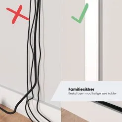 Vogel's Comfort 6000 Kabel Cover - Hvid -Husholdning butik 872dec07 75e6 44c2 aa7b 92432b75789e