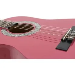 DiMavery AC-303 Klassisk Spansk Guitar 1/2 Pink -Husholdning butik 880a882968607675c74ed2eccef7619f