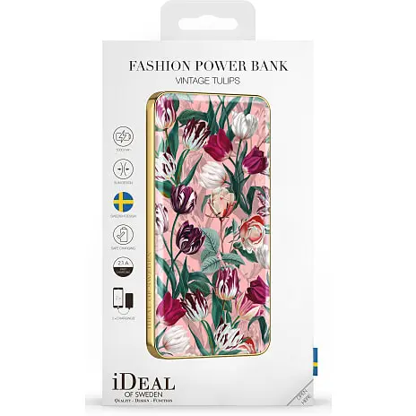 Ideal Of Sweden Ideal Powerbank - Vintage Tulips 6 Ideal Of Sweden Ideal Powerbank - Vintage Tulips - Billede 4