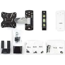 Nedis Tv Vægbeslag Fuldt Bevægeligt 13-26" 30 Kg Sølv/Sort 28 Nedis Tv Vægbeslag Fuldt Bevægeligt 13-26" 30 Kg Sølv/Sort -Husholdning butik 8ab9f322f04a3b6df8d0fbe68cab1e46