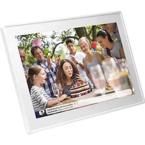 Denver Frameo Digital Wi-Fi Fotoramme 15.6" PFF-1514W - Hvid 9 Denver Frameo Digital Wi-Fi Fotoramme 15.6" PFF-1514W - Hvid - Billede 7