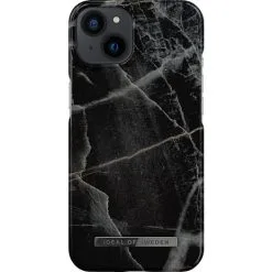 Ideal Of Sweden IDEAL Case IPhone 13 - Black Thunder Marble