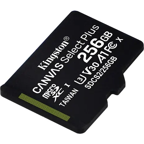 Kingston MicroSDHC Canvas 256GB 4 Kingston MicroSDHC Canvas 256GB - Billede 2