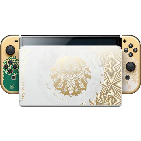 Nintendo Switch Konsol OLED Model - Legend Of Zelda-motiv 3 Nintendo Switch Konsol OLED Model - Legend Of Zelda-motiv