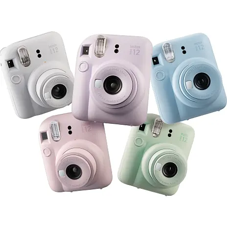 INSTAX Fuji Film INSTAX Mini 12 Kamera - Clay White 9 INSTAX Fuji Film INSTAX Mini 12 Kamera - Clay White - Billede 7