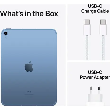 Apple IPad 10,9" 5G 64 GB (2022) Blå 4 Apple IPad 10,9" 5G 64 GB (2022) Blå - Billede 2