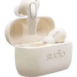 Sudio Hovedtelefon In-Ear E2 True Wireless ANC - Chalk