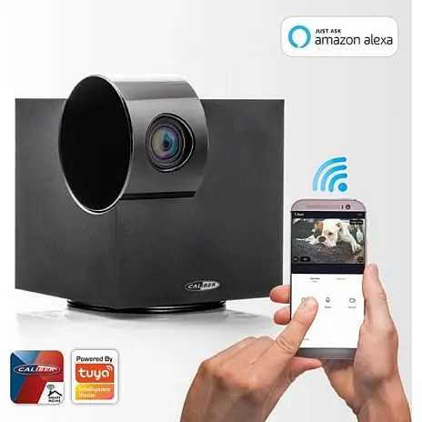 Caliber Ip Kamera Med Bevægelsesdetektor Pan 3 Caliber Ip Kamera Med Bevægelsesdetektor Pan