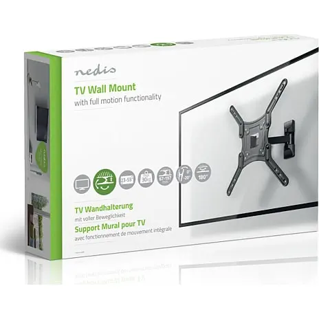 Nedis Tv Vægbeslag Fuldt Bevægeligt 23-55" - 30 Kg - 2 Drejepunkter 5 Nedis Tv Vægbeslag Fuldt Bevægeligt 23-55" - 30 Kg - 2 Drejepunkter - Billede 3