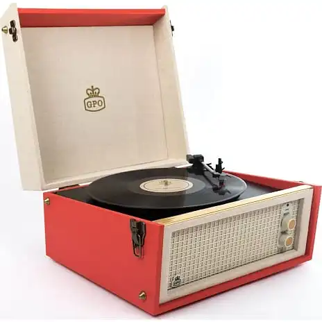 GPO Retro GPO BERMUDA Pladespiller - Rød 3 GPO Retro GPO BERMUDA Pladespiller - Rød