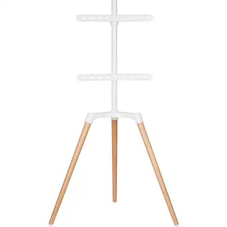 Sinox Tripod SWB7210 Justerbar TV Gulvstand Til 50"- 65" - Hvid/træ 5 Sinox Tripod SWB7210 Justerbar TV Gulvstand Til 50"- 65" - Hvid/træ - Billede 3