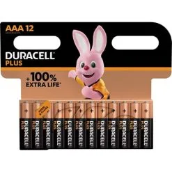 Duracell Batterier Plus Power AAA - 12 Stk.