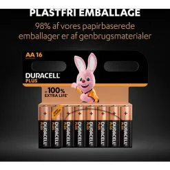 Duracell Batterier Plus Power AA - 16 Stk. -Husholdning butik a14780ec 5f12 4f7c 9627 a3e65e57d568