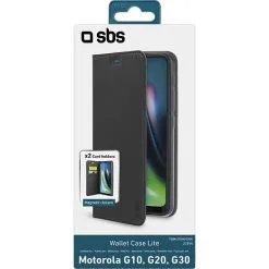 SBS Motorola G10/20/30 Wallet Cover - Sort -Husholdning butik a479e832 5fe1 437a 9f9b 43ddb1891394