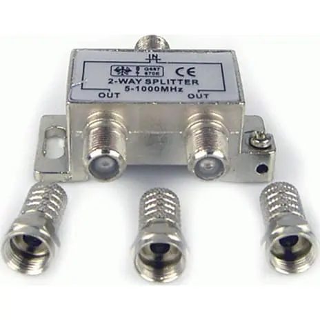Sinox One Antenne Fordeler Til 2 Med F-stik. 3 F-stik Følger Med 3 Sinox One Antenne Fordeler Til 2 Med F-stik. 3 F-stik Følger Med
