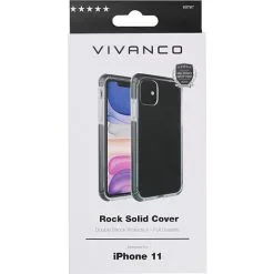 Vivanco Anti Shock Case IPhone 11 - Transparent/sort -Husholdning butik a565ad78 71e7 4121 b742 ff18bd68d6ef