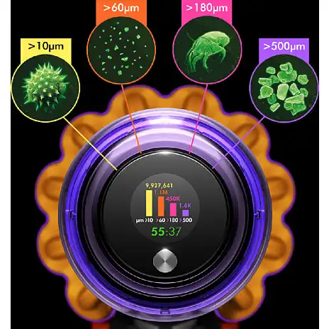 Dyson V15 Detect Absolute Ledningsfri Støvsuger - Grå/lilla 6 Dyson V15 Detect Absolute Ledningsfri Støvsuger - Grå/lilla - Billede 4