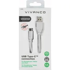 Vivanco USB-C/USB 2.0 Kabel - Hvid -Husholdning butik a5f1c365 124e 4eb3 bc8c c59aafd2c388