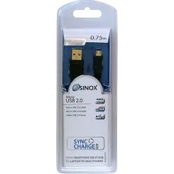 SINOX SXI4900-B Ladekabel - Sort -Husholdning butik a6c859d6 039d 4fb7 aacc c79ebeac0c82