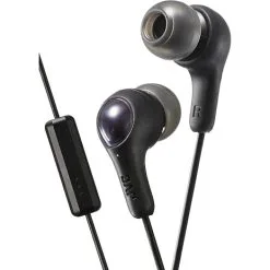 JVC Hovedtelefon FX7M Gumy Plus In-Ear Mic - Sort