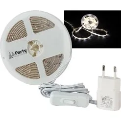 Party Light & Sound LED Strip 3 Meter - Hvid -Husholdning butik a7ba1975 85c1 4e4b 9c3c 38744f8b94f9