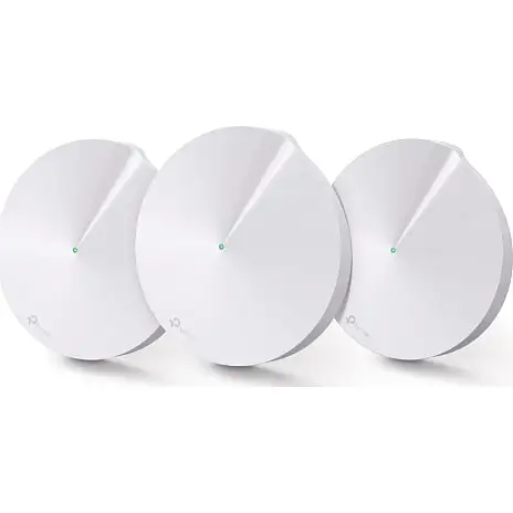 TP-Link Deco M5 AC1300 Dual Band Mesh Wi-Fi System – 3-pakke 3 TP-Link Deco M5 AC1300 Dual Band Mesh Wi-Fi System – 3-pakke