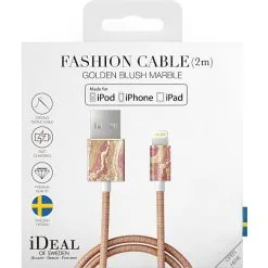 Ideal Of Sweden Ideal Cable 2m Golden - Blush Marble -Husholdning butik a9cc4f21 486f 44b0 9c03 5f65a8aa5d49