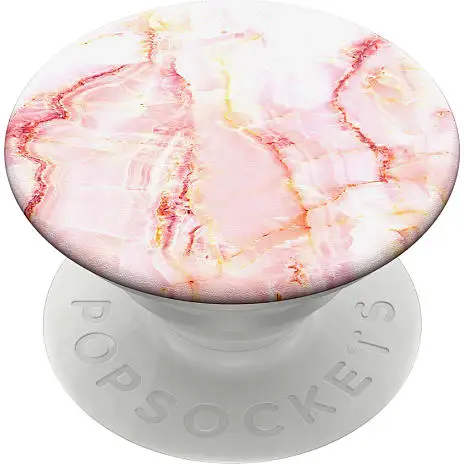 PopSockets Aftageligt Greb Med Standerfunktion - Rose Marble 5 PopSockets Aftageligt Greb Med Standerfunktion - Rose Marble - Billede 3
