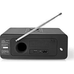 Nedis Internet Radio Med FM/DAB+/Bluetooth Sort/Sølv -Husholdning butik ab88e0c34f09dca2b6a8f9bb421dee3c
