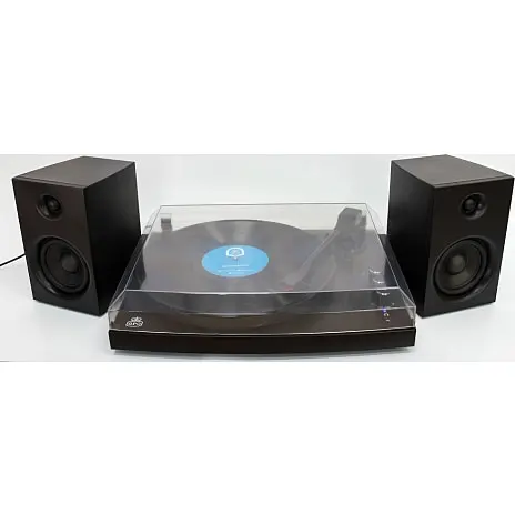 GPO Retro GPO Piccadilly Pladespiller Og Højttaler Sæt Sort 4 GPO Retro GPO Piccadilly Pladespiller Og Højttaler Sæt Sort - Billede 2