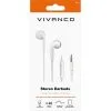 Vivanco Headset In Ear Eggshape Design - Hvid