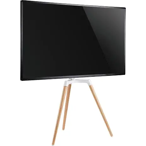 Sinox Tripod SWB7210 Justerbar TV Gulvstand Til 50"- 65" - Hvid/træ 6 Sinox Tripod SWB7210 Justerbar TV Gulvstand Til 50"- 65" - Hvid/træ - Billede 4