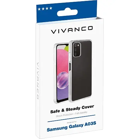 Vivanco Samsung Galaxy A03s Cover - Gennemsigtig 3 Vivanco Samsung Galaxy A03s Cover - Gennemsigtig