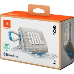 JBL Go 3 Bluetooth Højttaler - Hvid -Husholdning butik af2728af78335fc93b4309718d7503f1