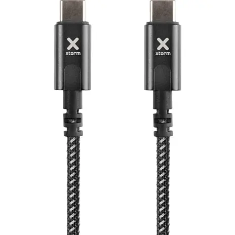 Xtorm Premium USB-C Til USB-C PD Kabel - Sort 4 Xtorm Premium USB-C Til USB-C PD Kabel - Sort - Billede 2