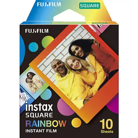 Instax Square Film - Rainbow 3 Instax Square Film - Rainbow