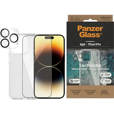 PanzerGlass 3-i-1 Beskyttelsessæt IPhone 14 Pro 4 PanzerGlass 3-i-1 Beskyttelsessæt IPhone 14 Pro - Billede 2
