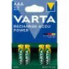 Varta Recharge Accu Power 4-pak AAA 1000mAh Genopladelige Batterier -Husholdning butik bc938c16 c4ef 4d41 b847 d103a89d2e45