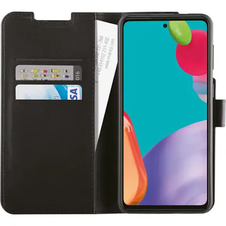 Vivanco Samsung Galaxy A52 Classic Wallet Case Black 3 Vivanco Samsung Galaxy A52 Classic Wallet Case Black