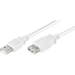 SINOX ONE SOC4012 USB Forlænger Kabel - Hvid