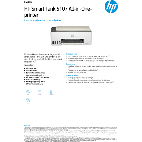 HP Smart Tank 5107 Printer 12 HP Smart Tank 5107 Printer - Billede 10