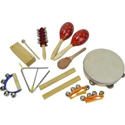 Bryce Percussion Børne Percussion Sæt Med 9 Dele