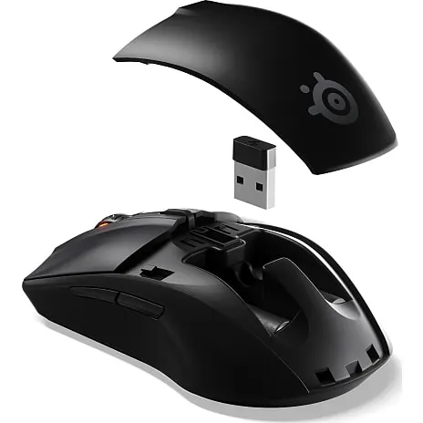 SteelSeries Rival 3 Wireless - Mus - 2.4 GHz, Bluetooth 5.0 - Mat Sort 4 SteelSeries Rival 3 Wireless - Mus - 2.4 GHz, Bluetooth 5.0 - Mat Sort - Billede 2