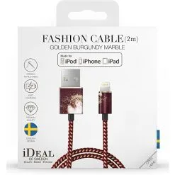 Ideal Of Sweden Ideal Lightning Kabel - Golden Burgundy Marble -Husholdning butik c36487bc da21 4e0a a325 0f7fbf76bd83 1