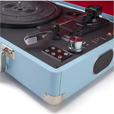 GPO Retro GPO ATTACHÉ Pladespiller - Blå 4 GPO Retro GPO ATTACHÉ Pladespiller - Blå - Billede 2